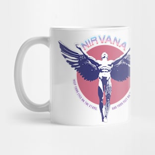 nirvana angel wings anatomic design Mug